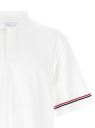 White Cotton Polo Shirt