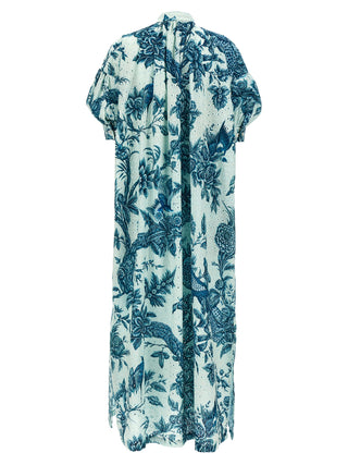 Multicolor Cotton Long Dress