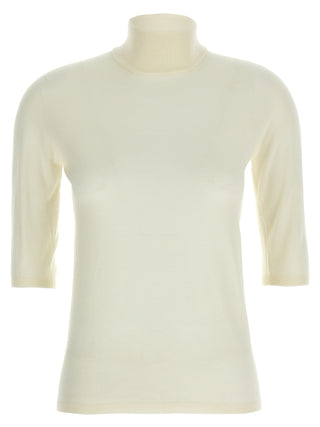 White Virgin Wool Cardigan