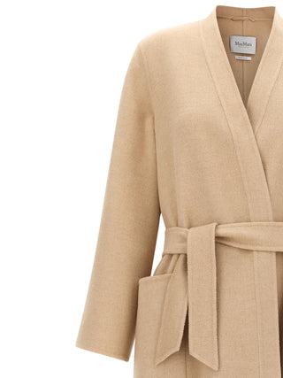 Beige Wool Coat