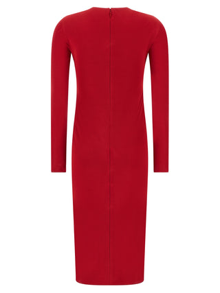 Multicolor Viscose Midi Dress