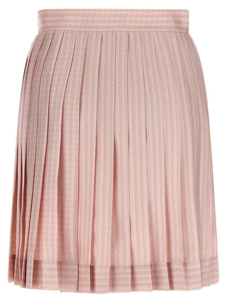 Multicolor Silk Long Skirt