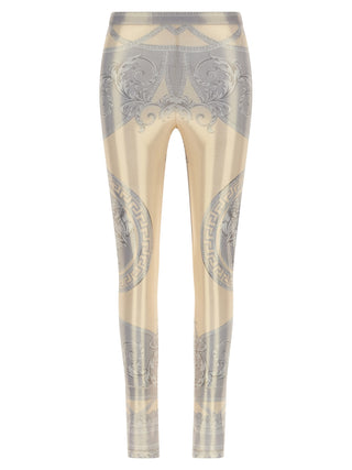 Multicolor Polyester Leggings