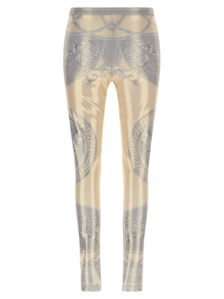 Multicolor Polyester Leggings