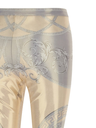 Multicolor Polyester Leggings