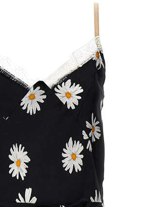 Black Silk Midi Dress