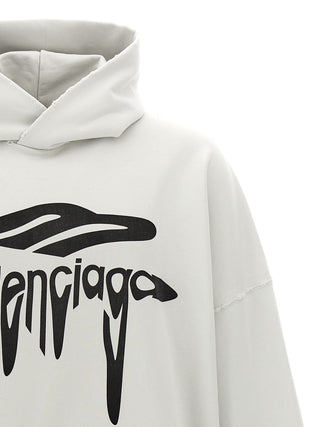 White Cotton Sweatshirt