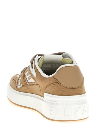Zapatillas bajas beige de poliéster