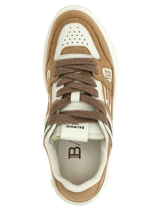 Zapatillas bajas beige de poliéster