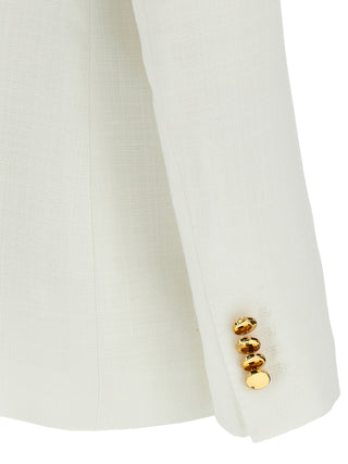 White Viscose Blazer