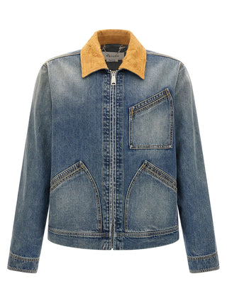 Blue Cotton Denim Jacket
