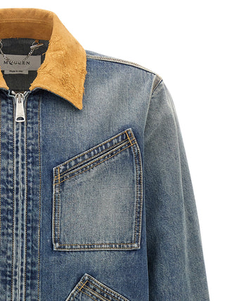 Blue Cotton Denim Jacket