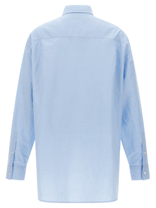 Blue Linen Blouse