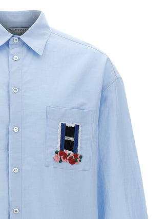 Blue Linen Blouse