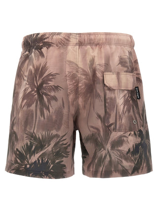 Multicolor Polyester Swim Shorts