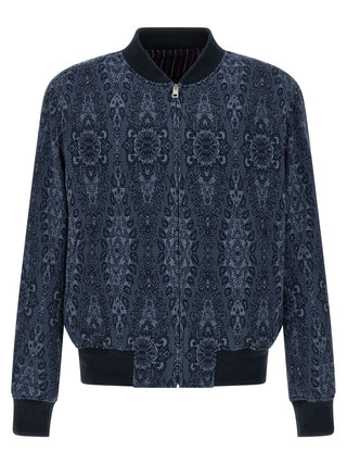 Blue Cotton Bomber