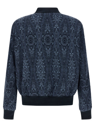 Blue Cotton Bomber