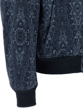 Blue Cotton Bomber
