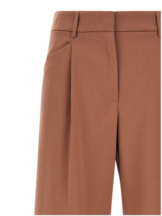 Multicolor Polyester Dress Pants
