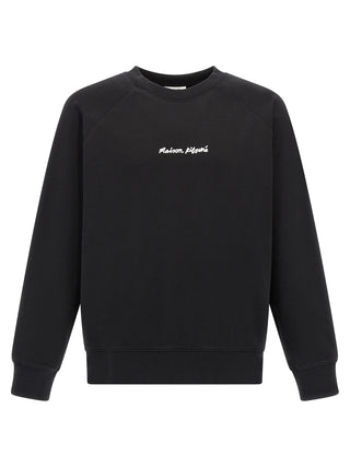 Black Cotton Sweatshirt