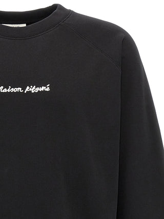 Black Cotton Sweatshirt