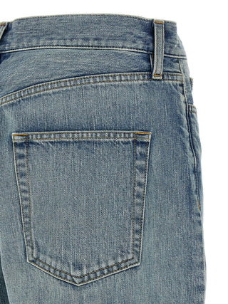 Blue Cotton Jeans Denim