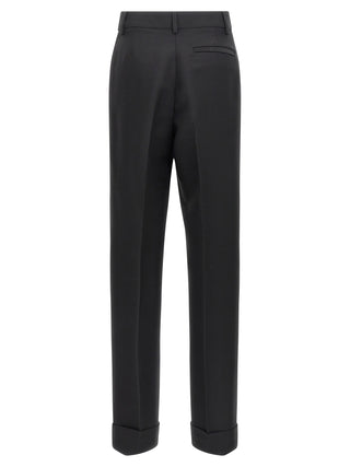 Black Viscose Dress Pants