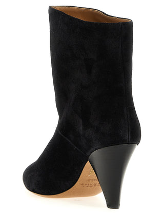 Black Calfskin Ankle Boots