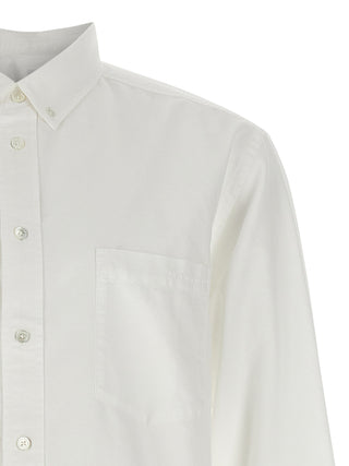 Blusa de algodón blanca