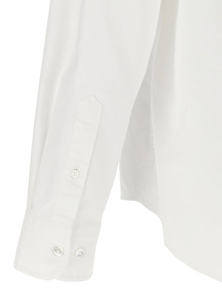 Blusa de algodón blanca