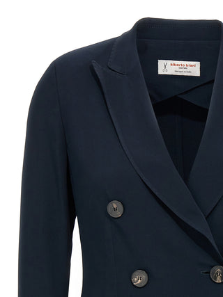 Blue Viscose Blazer