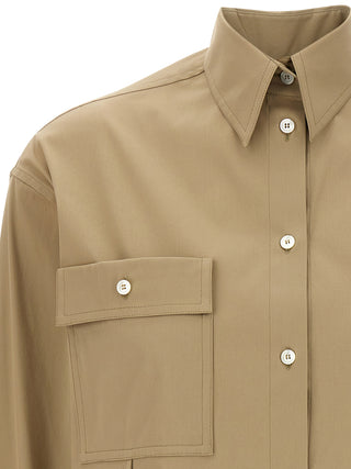 Beige Cotton Blouse