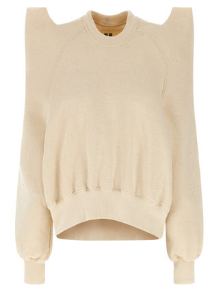 Sudadera beige de algodón