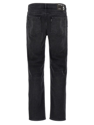 Jeans de algodón negro