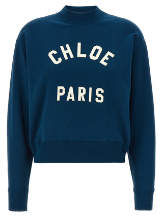 Blue Cotton Sweatshirt