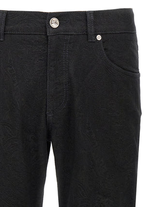 Black Cotton Jeans Denim