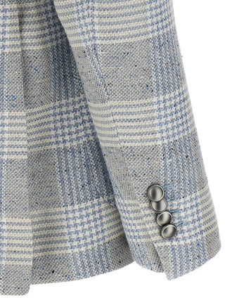 Blue Cotton Blazer