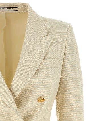 Beige Cotton Blazer