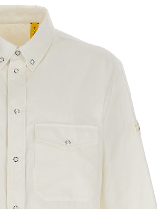 Blusa blanca de poliamida