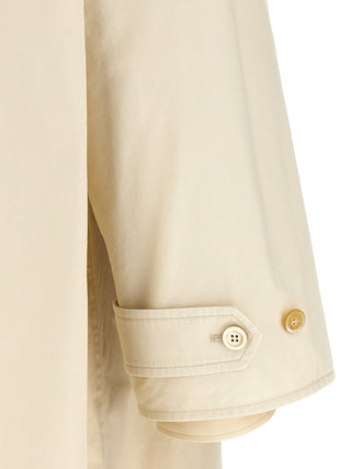 Abrigo beige de algodón