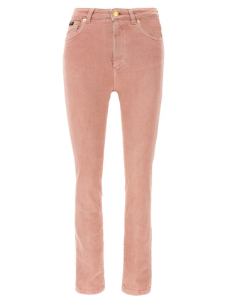 Multicolor Cotton High-Waisted Jean