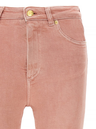 Multicolor Cotton High-Waisted Jean