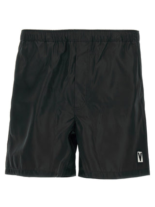 Black Polyamide Swim Shorts