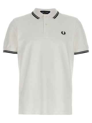 White Cotton Polo Shirt