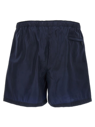 Blue Polyamide Swim Shorts
