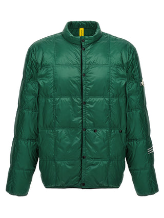 Bicolor Polyamide Full-Length Jacket