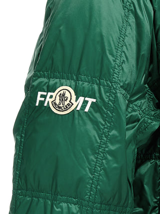 Bicolor Polyamide Full-Length Jacket