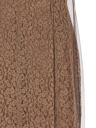Beige Cotton Midi Dress