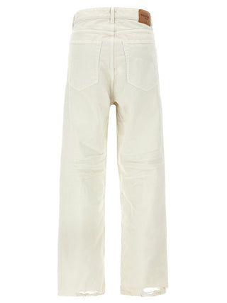 White Cotton Jeans Denim