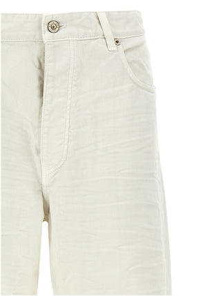 White Cotton Jeans Denim